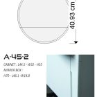 کابینت روشویی ایواریا مدل A-45-2