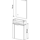 کابینت روشویی ایواریا مدل A-50-2