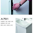 کابینت روشویی ایواریا مدل A-70-1