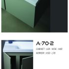 کابینت روشویی ایواریا مدل A-70-2