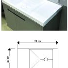 کابینت روشویی ایواریا مدل A-70-3