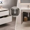 روشویی کابینتی کشودار یا درب‌دار