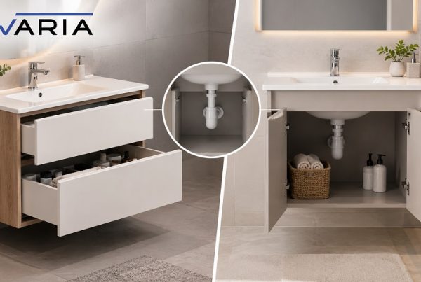 روشویی کابینتی کشودار یا دربدار